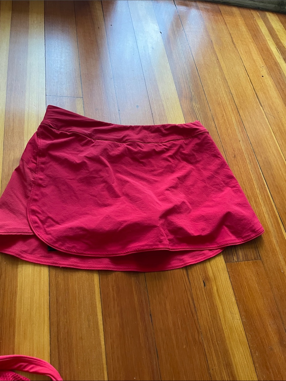 Red Athletic Skort